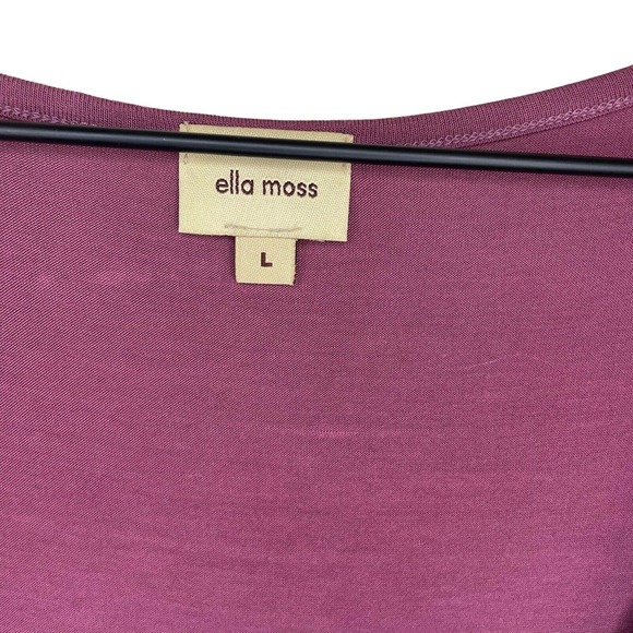 Ella Moss Purple Mini Dress Womens Size Large With Tie Back - Picture 4 of 10